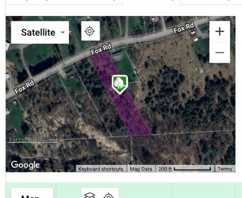 Vacant Land For Sale - 262 Fox Road<br/> Binghamton, NY 13905