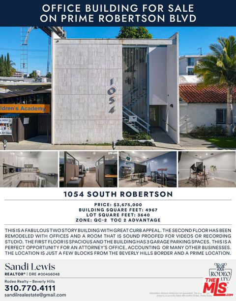 1054 S Robertson Boulevard Los Angeles CA 90035