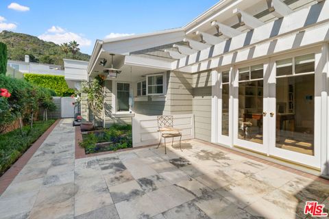 A home in Pacific Palisades