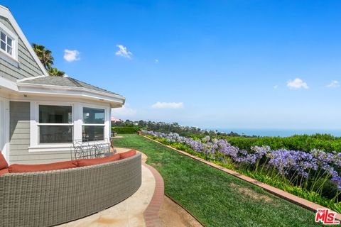 A home in Pacific Palisades