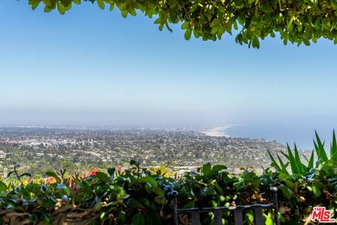 A home in Pacific Palisades