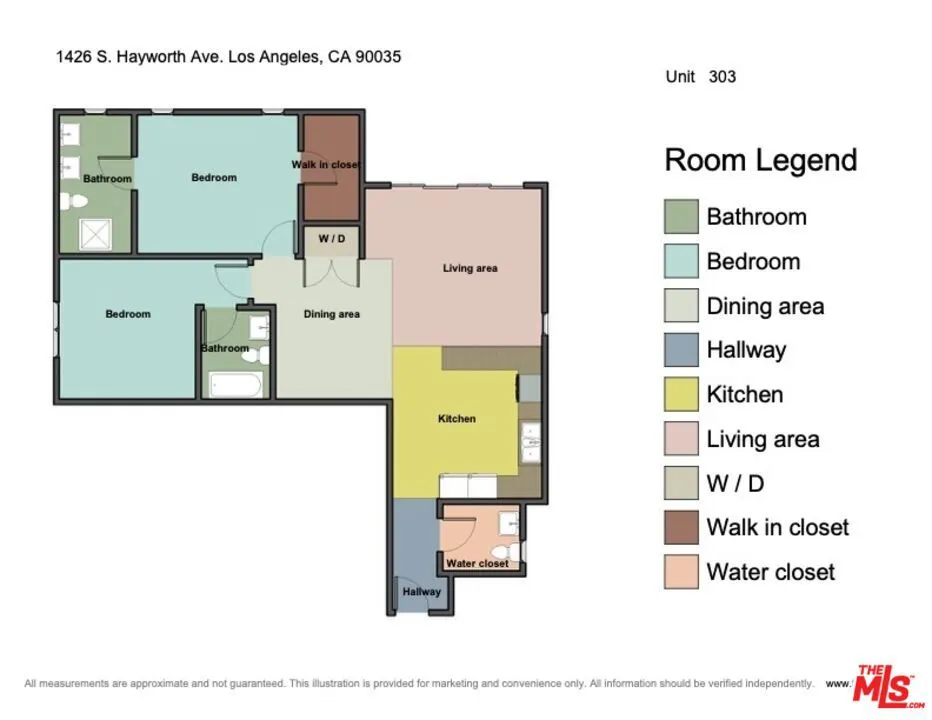 Los Angeles, California 90035, United States, 2 Bedrooms Bedrooms, ,2 BathroomsBathrooms,Residential,Active,2542