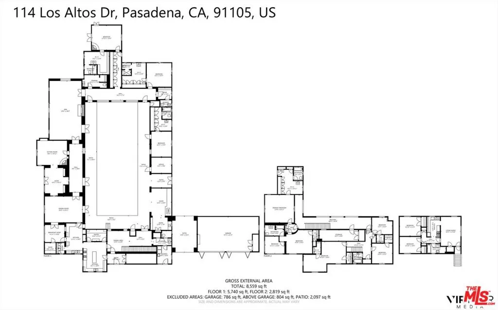 Pasadena, California 91105, United States, 10 Bedrooms Bedrooms, ,9 BathroomsBathrooms,Residential,Active,113142