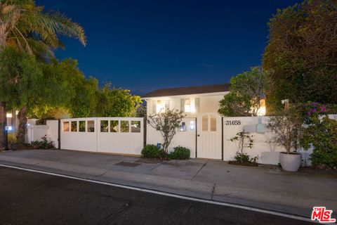 A home in Malibu