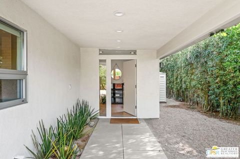 A home in Palm Springs