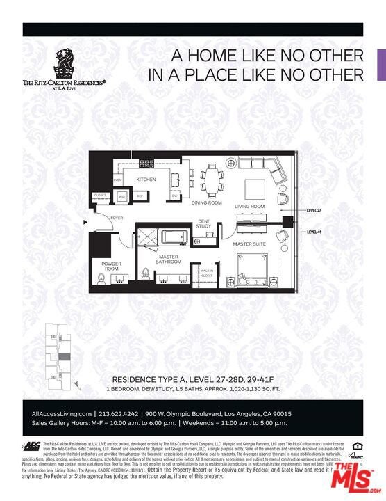 900 W Olympic Boulevard 31F