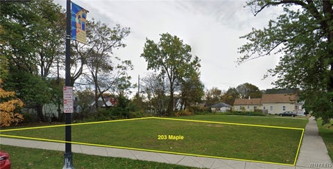 Vacant Land For Sale - 203 Maple Street<br/> Buffalo, NY 14204