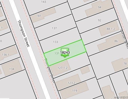 Vacant Land For Sale - 131 Thompson Street<br/> Buffalo, NY 14207
