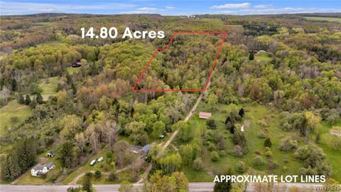 Vacant Land For Sale - 10448 Creek Road<br/> Erie County, Sardinia, NY 14134