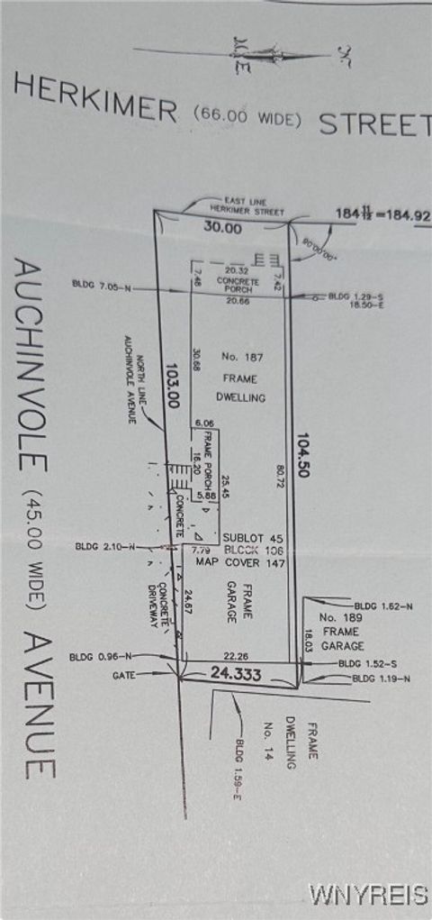 Tiny photo for 187 Herkimer Street, Buffalo, NY 14213 (MLS # B1641323)