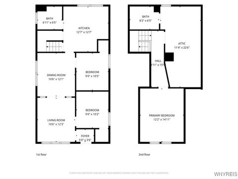 Tiny photo for 213 Westminster Avenue, Buffalo, NY 14215 (MLS # B1655333)