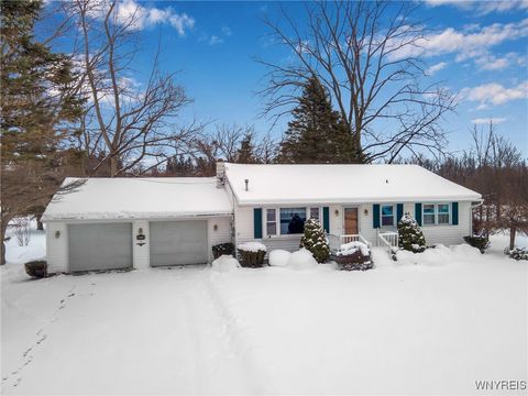Photo of 9449 Creek Road, Bethany, NY 14020 (MLS # B1656389)