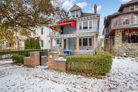 Photo of 719 W Delavan Avenue #Upper, Buffalo, NY 14222 (MLS # B1588055)