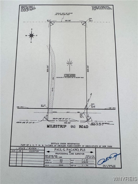 V/L Milestrip Road, Orchard Park, New York image 1