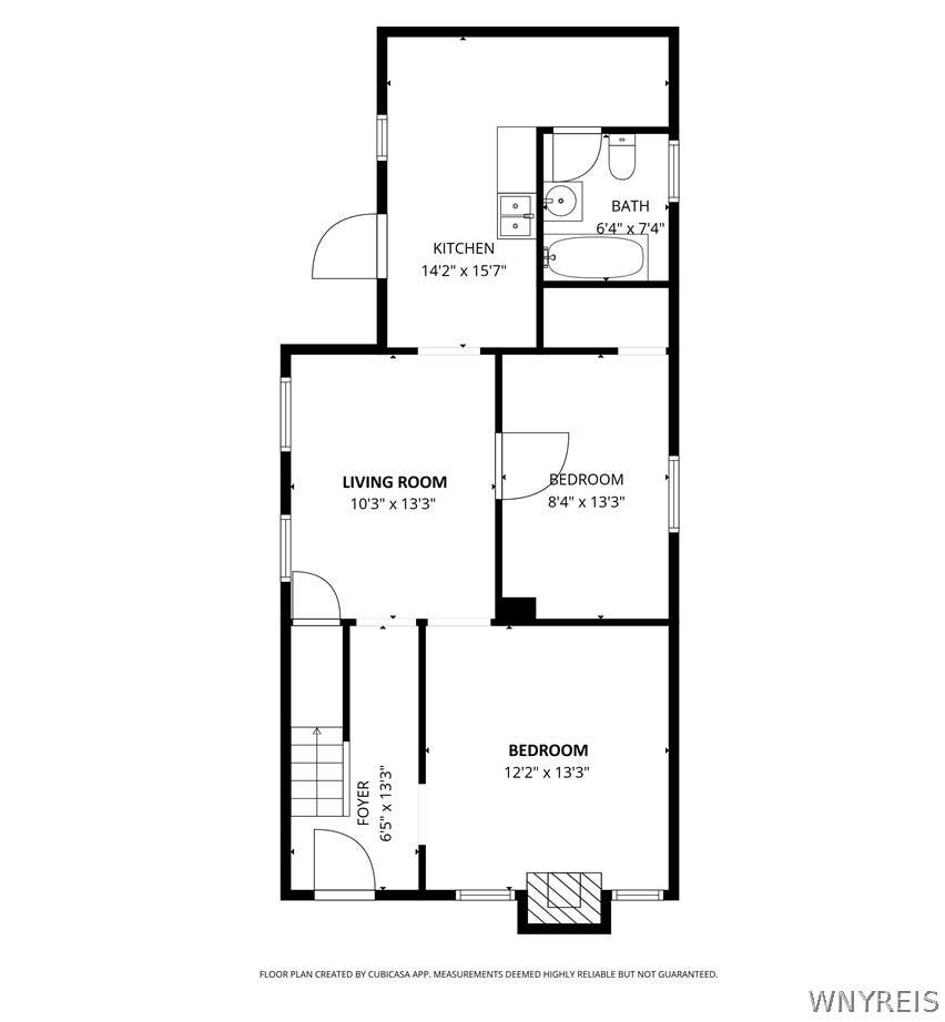 Photo of 616 7th Ave (lower) ST, Niagara Falls, NY 14301 (MLS # B1705003)