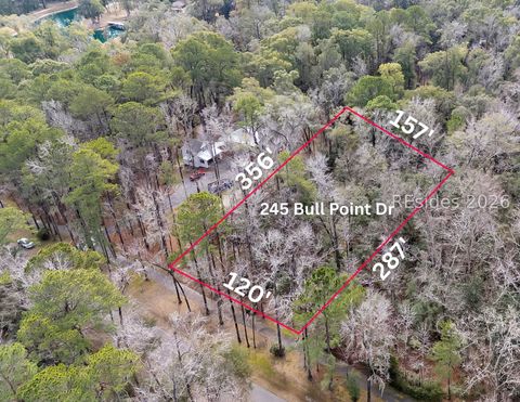 Vacant Land For Sale - 245 Bull Point Drive<br/> Seabrook, SC 29940
