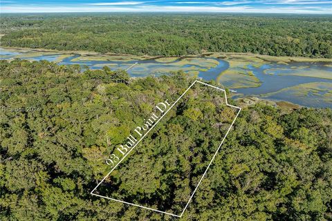 Vacant Land For Sale - 93 Bull Point Drive<br/> Seabrook, SC 29940