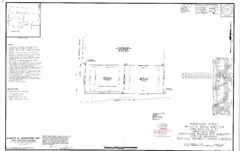 Vacant Land For Sale - 1109 Coleman Lane<br/> Beaufort, SC 29902