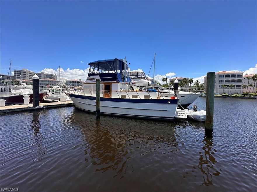 Beautiful Gulf Harbour Marina is located on the Intracoastal Waterway, approximately 5 miles to the Gulf!  Slip F16 accommodates a boat up to 51'7" with a maximum beam of 15'5".
New floating dock with electricity and pump out nearby.  Fuel dock with gas and diesel, laundry, showers and full time staff.  Condo association fee of $438/month and includes use of the
Marina Center.  Non-Gulf Harbour residents pay $286/annually for community access.  Very active boating community!