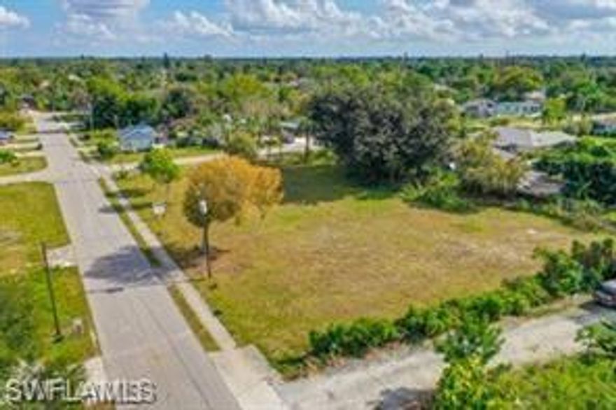 Invest in the Heart of Old Bonita Springs. Sellers has plans & renderings which are included. Plans are for Three 3 story buildings designed by MHK Architecture that have 6 units in each totaling 18 units for this project. * Zoning allows property to be changed to a six 2-unit multifamily duplex homes. Seize this fantastic investment opportunity to acquire a highly sought-after multifamily lot located right in the vibrant, historic heart of downtown Old Bonita Springs. This is more than just a piece of land; it is a gateway to capitalizing on the area's explosive growth and active redevelopment. Positioned strategically, the lot is perfectly situated to benefit from the ongoing revitalization efforts transforming the neighborhood into one of the region's most desirable locales. With a consistent demand for high-quality rental properties in this area, developing this land into a multifamily residence offers the potential for significant passive income and impressive appreciation as the downtown core continues its upward trajectory.

The location of this lot is truly unbeatable for attracting both future residents and maximizing rental income. Your tenants will enjoy the unparalleled convenience of being just a couple of short blocks from the center of town, providing walkable access to a thriving social scene. Imagine them strolling to popular local restaurants, charming cafes, gourmet coffee shops, and the beautiful Riverside Park, which hosts numerous community events. This proximity to amenities defines a premium lifestyle, making the area a fantastic rental market. Don't miss your chance to secure a prime asset in a central location that is poised for substantial growth in the years to come.