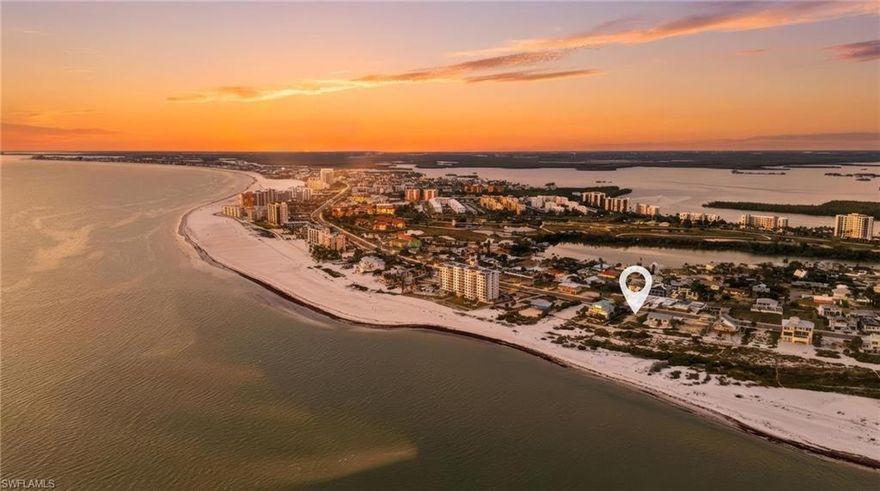 Presenting the crown jewel of fort myers beach. 8010 Estero is an extraordinary piece of land. With FULL panoramic views of the glistening white sand beaches, the sparkling teal water of the Gulf and the daily golden hours of a west side sunset truly pure natural theatre when the sky lights up into infinite fiery orange, pink, blue, red and lavender colors it is a spectacle to behold. An oversized beach front lot ready to be built on. Opportunities like this come far and few inbetween. The size of this lot is knocking on almost a half acre. Plenty of room for your custom beachfront pool home. Located centrally  between Fort Myers Beach and Bonita beach you have plenty of options for entertainment, dining, sports, socializing, endless strolls on the beach and enjoying that SWFL sun. Your time to buy this one of a kind property is now with this once in a lifetime opportunity.