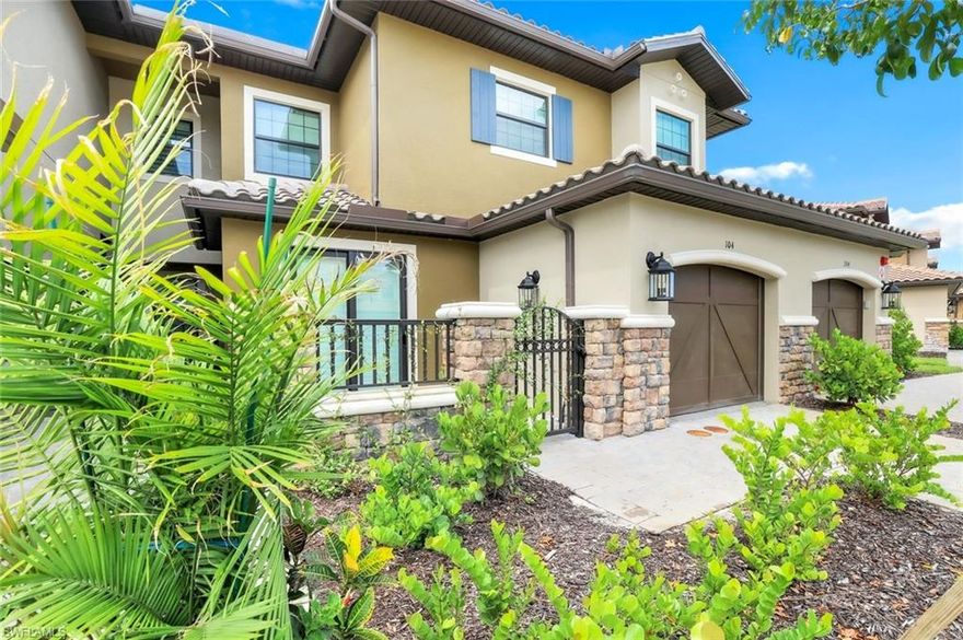 Annual furnished rental opportunity in Esplanade by the Islands — the best-priced furnished villa currently available in the community. This Marano model offers nearly 2,000 square feet of thoughtfully designed living space and is ideal for tenants seeking an annual residence with upscale finishes and resort-style amenities.
The open-concept floor plan features a spacious great room flowing into the kitchen and dining area, creating a bright and comfortable environment for everyday living. The kitchen is finished with quartz countertops, ample cabinetry, and modern design details. Brand-new designer furniture has never been used, providing a turnkey, move-in-ready experience.
The primary suite serves as a private retreat with dual vanities, a large walk-in shower, and a generous walk-in closet. A secondary ensuite bedroom, flexible den, powder bath, and full laundry room complete the layout, offering versatility for guests, work-from-home needs, or additional living space.
Located within Esplanade by the Islands, residents enjoy access to exceptional amenities including a resort-style pool, Bahama Bar & Grill, café and wine bar, full wellness center and spa, pickleball and tennis courts, bocce, walking trails, bark park, and an active social calendar that defines the community’s lifestyle.
Conveniently situated near downtown Naples, Marco Island, and the Gulf beaches, this villa combines location, value, and luxury. Offered fully furnished on an annual basis, this represents an outstanding annual rental opportunity in one of Naples’ most desirable communities.