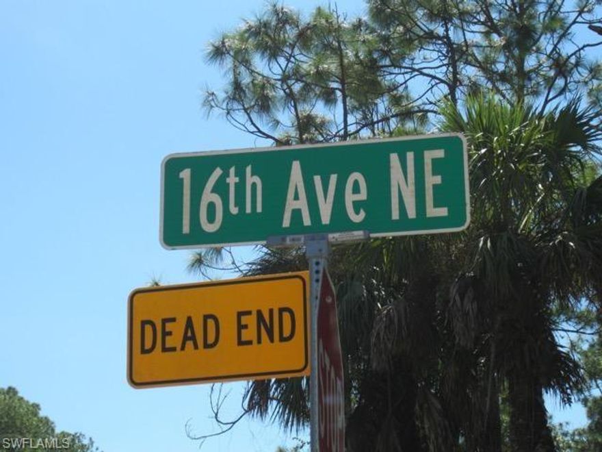 Beautiful 2.5 acre property is 100% UPLAND. Located off of Everglades Blvd in a fast growing and central location of Golden Gate Estates this property offers a peaceful country lifestyle.  Sabal Palm Elementary and Cypress Palm Middle Schools are located 1 block over on 18 Ave NE. The $80 Million Big Corkscrew Regional Park is nearby and currently under construction. Future commercial developments on Oil Well Road are currently working through the Naples Planning Commission. Publix, and CVS shopping center is within 5 miles distance. Property is wooded and has a well pipe in place from an old homestead on the site. (Well management and
testing should be performed). Adjoining 2.5 acre lot is also for sale for a total 5 acre family compound. This adjoining lot does have some low grade wetland but is a readily buildable lot that does not require an ERP permit
as per attached TEC wetland determination report.