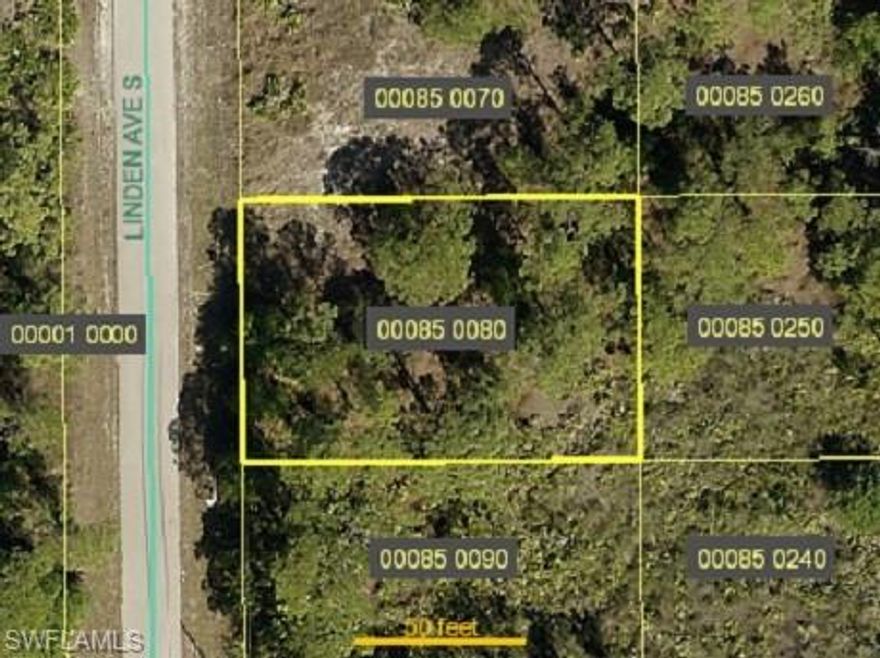 Opportunity to own a duplex lot in Lehigh Acres, where rents are equally rewarding and on demand! Well & Septic. Short distance to I-75, SWFL International airport, and the Boston Red Sox training fields. We can help you build! Ask about our models, and let us show you how someone else can help you pay off your mortgage. Attention investors local duplex builds yield $1700 plus per month per side. Take advantage of this low price, build or hold, with low yearly taxes.