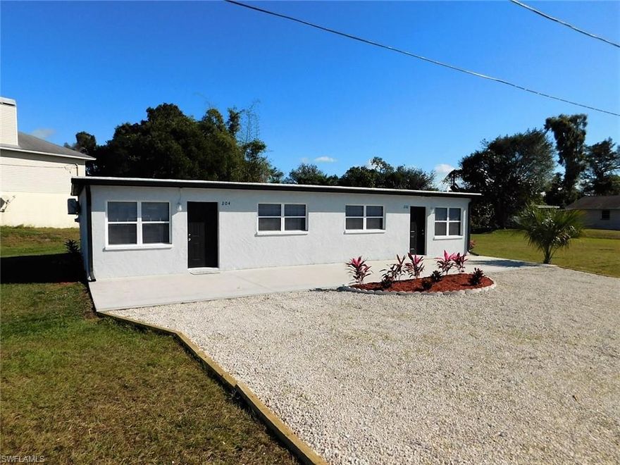 WE HAVE MULTIPLE OFFERS AND WE HAVE ENTERED A HIGHEST AND BEST STATUS UNTIL THURSDAY, 1/6/2022 AT 2:00PM. You Will Love This Newly Remodeled Duplex On An Oversized Lot In The Highly Desirable Page Field Area Of Fort Myers! This Duplex Is Move-In Ready Today And Sits In A Great Area Next To Page Field With Very High Rental Demand! This Duplex Has 1226 SF Total Under Air (Each Unit 613 SF) And Comes With 2 Bedrooms, 2 Living Rooms, 2 Kitchens, 2 Dining Areas, And 2 Bathrooms. The Units Share A Common Laundry Room. Both Units Have New Kitchens, Including New Stainless Steel Appliances, New White Cabinets, New Countertops, And New Tile Backsplashes! Other Upgrades Include; New Tile Throughout Both Units, New Ceiling Fans/Lights, New Doors, New Blinds, New Ceilings, New Fixtures In The Bathrooms, New Tile In The Walk In Showers, New Hallway Closets For More Storage, New Water Heaters For Both Units, New Driveway, New Gutters, And New Landscaping Has Been Installed. This Duplex Also Has A Common Laundry Room With Plenty Of Room For 2 Washers And 2 Dryers. Both Units Have New Electrical Panels. This Duplex Can Rent Out Immediately!