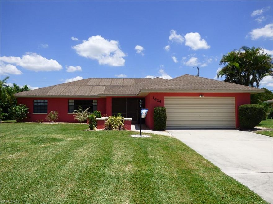 Over 1700 square feet of living area in this 3 bedroom 2 bath pool home in Country Club Estates, central water and sewer, well for irrigation, large patio area by the pool, excellent for entertaining, auto vacuum for pool, pool bath access, roll down storm shutters, nicely landscaped yard with Myers Lemon and Avocado tree, screened front entryway, cathedral ceilings, newer wood laminate and ceramic tile floors, formal living and dining plus family room, newly remodeled kitchen in 2015 with new cabinets, countertops, glass tile backsplash, all appliances, crown molding with halogen lighting, pantry, pass through to pool and patio area, master bedroom with walk in closet and private bath with walk in shower, indoor laundry room with washer and dryer, new water heater in 2014, pocket sliding door to pool area with outdoor shower and plenty of privacy in the backyard.