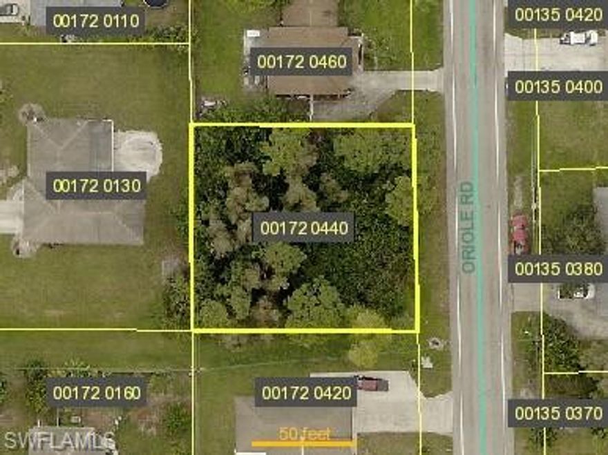 Want to build your dream home? Look no further! This is one of the few remaining vacant lots left on Oriole Road in San Carlos Park. This fantastic lot boasts western exposure highlighting the beautiful Florida sunsets. Centrally situated in the heart of SWFL. Convenient access to shopping and dining, beaches, I-75, Southwest Florida International Airport, FGCU, Gulf Coast Town Center, Miromar Outlets, Coconut Point, countless golf courses and much more. Reach out for a list of local builders or you can hold onto the lot as an investment for the future!
