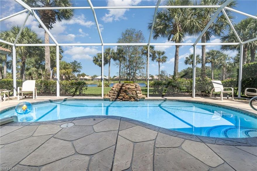 AVAILABLE NOVEMBER 2026 THROUGH APRIL 2027!!! 3 MONTH MINIMUM!!! SPORTS MEMBERSHIP AVAILABLE!!! This stunning home in Grandezza offers 2 bedrooms plus den & 2 bathrooms beautifully decorated with a heat pool and conveniently located minutes from dinning, shopping and a short drive to the beautiful beaches of Southwest Florida.