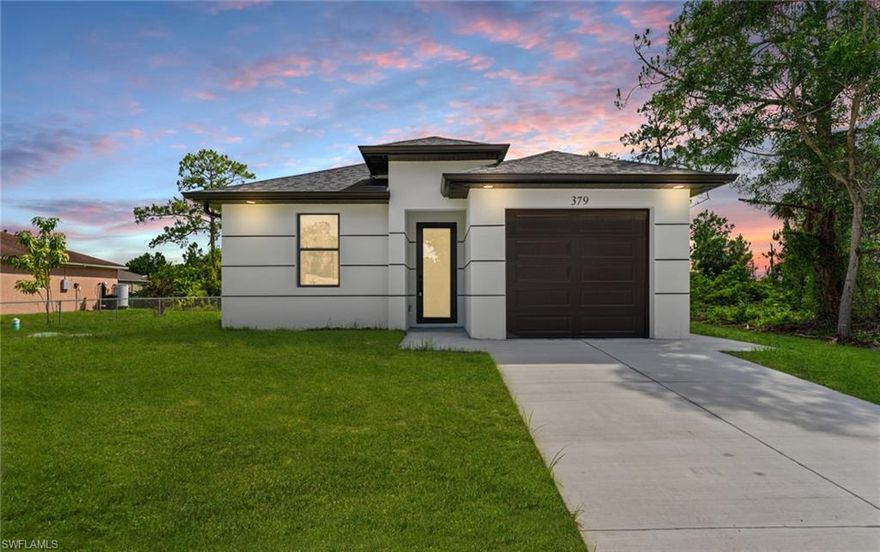 Buyer Opportunity! Modern Comfort, Style, and Space - All at a Competitive Price! Welcome to this beautifully upgraded 1,572 SF home offering the perfect blend of modern finishes, comfort, and value, priced competitively to sell quickly in today's market! Step inside to find elegant porcelain tile flooring throughout, adding both sophistication and easy maintenance to every room. The spacious open kitchen is a dream for both cooking and entertaining, featuring a large center island, eye-catching backsplash, and a brand-new reverse osmosis water filtration system. It's all complemented by brand-new, stylish stainless steel appliances. This thoughtfully designed home includes two stylish, modern showers, perfect for a relaxing start or end to your day. Impact windows and doors provide peace of mind, energy efficiency, and storm protection - a major bonus in Florida living. Located in a quiet, well-kept neighborhood, this home is ideal for families or those seeking tranquility and modern convenience. The epoxy-finished garage floor adds a sleek and polished touch while being highly durable. Step outside to a spacious backyard, perfect for pets, play, or future outdoor projects - a blank canvas ready for your personal touch.