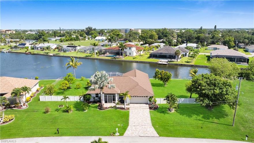 Lakefront Single-Family Home with Pool and Canal Access – Available Through December 31, 2026
Spacious 4-bedroom, 3-bathroom single-family residence situated on an oversized half-acre, four-lot parcel in Cape Coral. This lakefront property also offers canal access and a private boat dock.
The home features approximately 2,700 square feet of total living space, including a Florida room/lanai that opens to the screened-in pool area. A full bathroom is accessible from the lanai, providing convenient access from the pool.
Property features include:
Screened-in swimming pool
Private dock with canal access
Lakefront lot
Florida room/lanai
Interior offers a functional layout with spacious bedrooms and ample natural light. The home is offered partially furnished; furnishings are negotiable.
Located in an established neighborhood with convenient access to shopping, dining, schools, and local amenities.
Lease available through December 31, 2026.