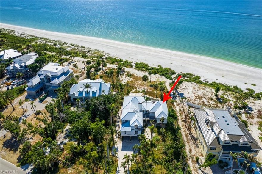 "Exceptional Gulf Front Opportunity" in Sanibel, Florida! Discover the epitome of coastal living with this spacious Gulf Front Home. Bask in the breathtaking sunset views and relish the privacy of this prime location. With a Spectacular beachfront and an oversized lot, this 5-bedroom retreat offers a serene sanctuary like no other. The primary suite, with its ample space, is just one of the 5bedrooms in this exquisite home, along with 4.5 baths to accommodate your every need. Enjoy your morning coffee or evening cocktails on the large deck overlooking the Gulf, where you can watch the waves roll in. Inside, you'll find a great room with soaring ceilings, a cozy fireplace, and an elegant dining room, perfect for entertaining. The outdoor spaces are equally inviting with seating areas designed for gatherings and relaxation. It's important to note that the home did sustain some storm damage. Please note that this is an "As-Is-Where-is" offering, providing a unique opportunity for those with a vision for a dream Gulf Front property. The home has been inspected by engineers and deemed structurally sound. An opportunity to secure your piece of paradise in an excellent West end location!