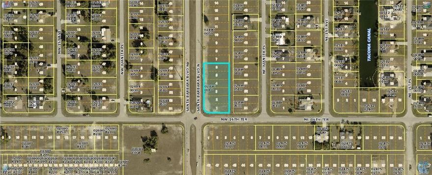 Commercial Lot – Prime Corner Location in Fast-Growing North Cape Coral Discover an exceptional opportunity at 1615 Santa Barbara Blvd N, Cape Coral, FL, ideally situated on a high-visibility corner in one of the city’s most rapidly expanding commercial corridors. This .7-acre site offers outstanding exposure and easy accessibility from multiple directions, making it perfect for professional offices, medical facilities, retail, or service-based businesses. Located outside of a flood zone, the property provides peace of mind and cost savings for future development. The vacated alleyway enhances usable space and layout flexibility, while the prominent frontage along Santa Barbara Blvd ensures maximum visibility to steady daily traffic. Zoned Commercial P-1 (Professional Office District), this property allows for the development of professional and related office complexes designed to serve as a transition between major commercial corridors and nearby residential areas. With limited commercial land available in this part of Cape Coral, this parcel offers strong potential for both immediate construction or long-term investment growth. Highlights: .7 acres – Corner lot with excellent visibility and access P-1 zoning: ideal for office, medical, or light commercial use Alley has been vacated – larger usable area Outside flood zone Located in a fast-growing corridor of Cape Coral