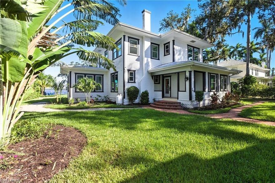 Steeped in history and set along the scenic Caloosahatchee River, this extraordinary early 1900s estate, once part of the renowned McCormick Spice Plantation, has been thoughtfully reimagined for modern living while preserving its timeless character.

From the moment you step inside, the home showcases a refined blend of historic craftsmanship and curated updates. Rich hardwood floors, crown molding, and new baseboards are complemented by striking architectural details, including exposed cedar beams in the living room and warm cypress accents throughout the kitchen and dining spaces. A newly added butler’s pantry and indoor laundry room enhance both function and flow.

Designed for both everyday living and entertaining, the property offers a versatile layout with a 4-bedroom, 3-bath main residence, along with a detached guest house featuring a private 1-bedroom, 2-bath apartment complete with its own living area and kitchen, ideal for guests, extended family, or income potential .

Outdoors, a refreshed pool and tranquil spa create a private retreat surrounded by lush surroundings, offering the perfect balance of relaxation and privacy.

Positioned on a generous homesite with riverfront access and historic significance, this property represents a rare opportunity to own a piece of Old Florida while enjoying the comfort and functionality of today’s lifestyle.

Private showings available with 24-hour notice.