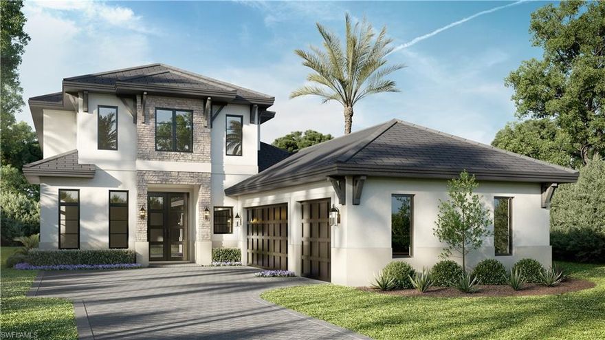 Permit Ready! Seagate Development Group presents the Newport Custom Home in Palisades, one of Seagate’s newest, gated communities in the heart of Naples. This custom home is a collaboration between Seagate Development Group and JMDG Architecture, and custom landscape & hardscape design by Outside Productions. The Newport Custom Home offers over 4000sqft. of living area and over 6,000sqft total. The open-concept plan features 4 bedrooms, 4 full and 1 half bath, study, dining area, island kitchen, tray ceilings, outdoor living, swimming pool, and a 3-car garage with epoxy finished floors. Luxury features include double pane Andersen impact windows & doors, 10’ tall pocket sliding glass door, Sub Zero/Wolf appliances, Kohler plumbing fixtures, custom cabinets, quartz countertops, frameless shower enclosures, free standing tub in master, custom closet systems, premium wood baseboards, premium window & door casing, solid 1¾” interior doors, Emtek interior door hardware, 4" recessed LED lighting throughout every room, Control4 home automation system, spray foam insulation, sound insulation in bathrooms and laundry, level 5 drywall, lush landscaping and more! Palisades is an enclave of 25 custom homes situated in a premier Naples location with abundant amenities, only minutes away from Mercato, Waterside Shops, 2 Ritz-Carltons, and other exceptional shopping, dining, and beachfront destinations. Seagate’s portfolio of companies specialize in custom homes, renovations, interior design, estate management, and land development. Together, bringing exceptional concierge levels of service to everything we do. SALES CENTER OPEN DAILY. Photos in this listing contain virtual renderings.