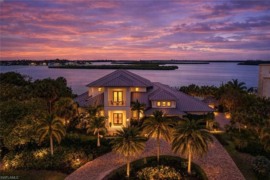 A rare offering in a prestigious exclusive peninsula enclave south of Marco Island, this $7.2M architectural statement redefines coastal luxury with uncompromising scale, privacy, and design.

Spanning an impressive 8,300 square feet, this 3-bedroom + den, 5-bathroom estate is crafted for those who demand space without sacrificing sophistication. From the moment of entry, soaring ceilings and expansive walls of glass create a dramatic first impression, capturing sweeping water views and flooding the interiors with natural light.

Every inch of the home has been curated to deliver a seamless blend of modern elegance and livable comfort. The open-concept design flows effortlessly through grand entertaining spaces, while the private den offers the perfect setting for a home office or executive retreat. Each bedroom suite is generously scaled, offering spa-like baths and a level of privacy expected in a residence of this caliber.

The outdoor living experience rivals that of a five-star resort. A sprawling lanai frames the waterfront backdrop, creating the ultimate setting for sunset entertaining, private relaxation, and year-round enjoyment of Florida’s coastal climate. Designed for both quiet moments and large gatherings, the exterior spaces elevate the concept of indoor-outdoor living.

Set along one of Marco Island’s most desirable waterways, this property delivers the lifestyle that defines true luxury—boating, privacy, and proximity to world-class beaches, fine dining, and exclusive amenities just minutes away.

For the buyer who understands that exceptional properties are not compared—they are claimed.

This is more than a residence.
This is a legacy address on Marco Island.