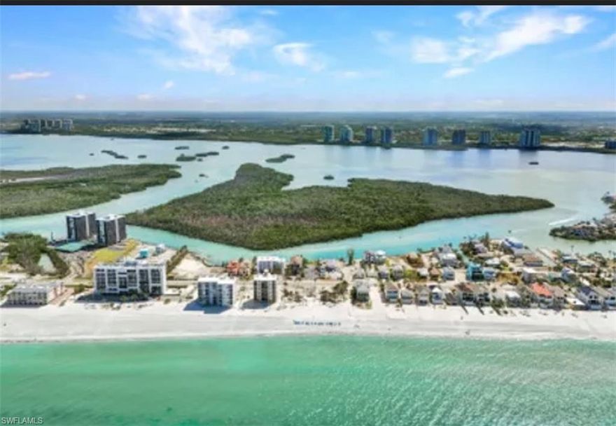 100 ACRE = or - EXCLUSIVE BATTISTA ISLAND IN THE HEART OF BONITA BEACHES -LOCATED BETWEEN NAPLES AND FORT MYERS. 
THIS LOCAL HISTORIC ISLAND COULD MAKE AN INCREDIBLE HOMESITE FOR THE DISTINGUISHED BUYER.
A DREAM LOCATION FOR A FAMILY COMPOUND-BOATING-FISHING-PADDLE BOARDING-DOLPHIN WATCHING OR ANY ECOLOGICAL DREAM--
BAY HARBOR CONDO & BATTISTA HAVE AN AGREEMENT FOR 50 FT. EASEMENT FROM HICKORY TO THE WATER AT HOGUE CHANNEL-DOCUMENT IS ATTACHED 
SOUTHERN 50 FT EASEMENT OF BAY HARBOR CONDOS FROM HICKORY BLVD to SEAWALL AT HOGUE CHANNEL RUNS WITH THE LAND AND RECORDED

100 ACRES = or - IS COMPRISED OF 3 PARCELS