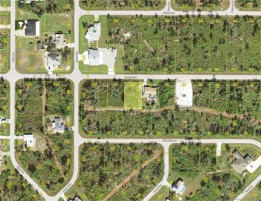 Beautiful lot offers a unique opportunity to build the home of your dreams, Situated in Port Charlotte a quiet community, this land is in a convenient location close to local amenities. With ample space to design and build, this lot is perfect for those looking to create their own personal paradise. Wonderful opportunity to build your 'Old Florida' style home. Fishing, boating, kayaking, golfing throughout the year. Don't miss the chance to turn this land into your HOME!!
