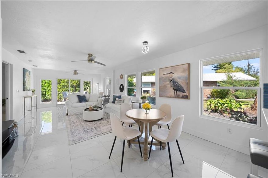 Stunning, FULLY remodeled waterfront home — a true boater’s dream! Featuring a brand-new PRIVATE BOAT DOCK, no bridge restrictions, and direct Gulf access, this exceptional property is located in a prime Naples location just minutes from downtown Fifth Avenue, the world-renowned Naples Botanical Gardens, and popular Bayshore attractions.

This beautifully updated 2-bedroom, 2-bathroom home has been completely remodeled with high-end finishes throughout. Upgrades include new appliances, hurricane-impact windows, all-new plumbing with 100% PEX piping, and entirely replaced electrical wiring. Every detail has been thoughtfully designed to provide modern comfort, style, and peace of mind.

Move-in ready and perfectly positioned for both boating enthusiasts and those seeking the best of Naples living. With condo ownership the HOA fees cover boat dock, lanscape maintenance, property insurance and water!!