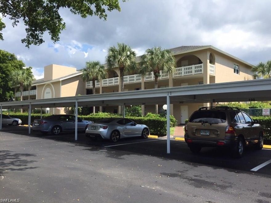 This two bedroom two bathroom condo is conveniently located within in short driving distances to beaches, downtown Naples, shopping, restaurants, entertainment, medical facilities and highways. Works well as a vacation home or a year round residence. Kitchen has been updated and bathrooms are in good condition. Front windows are storm resistant and there are shutters for the other windows. The a/c is new. The units in this building do not have a lanai. Property is currently tenant occupied.