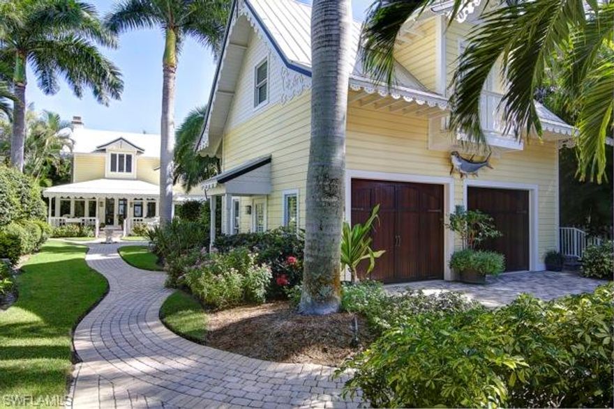 A truly picturesque setting nestled within the wonderful village of Captiva. Main house, guest cottage and studio offer a spectacular Bay front Compound. Beautifully designed Old Florida Style Architecture with luxurious finishes & details that flow out to a gorgeous waterfront pool area. The boat dockage is magnificent and includes 2 boat lifts (40,000lb & 15,000lb). This is an Island signature property