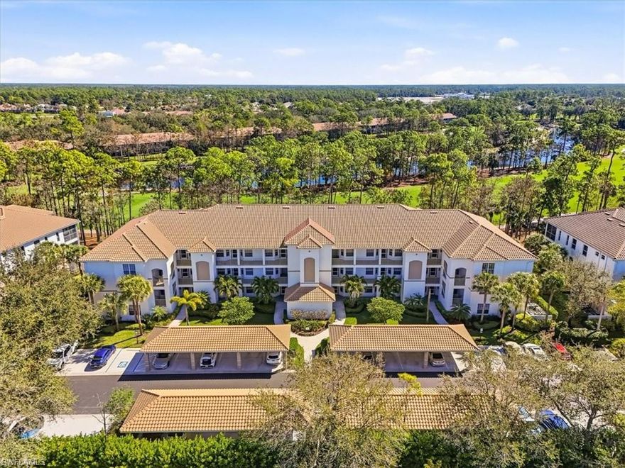 TURNKEY!! Welcome to 8259 Parkstone Blvd #202, an inviting 2-bedroom + den, 2-bath coach home offering the perfect blend of comfort, convenience, and the ultimate Southwest Florida lifestyle. Ideally situated in one of Naples’ premier bundled golf communities, this light-filled second-floor residence delivers serene views and resort-style living at its finest. Step inside to discover an open and airy floor plan with spacious living and dining areas designed for both everyday living and entertaining. The versatile den provides the perfect space for a home office, media room, or additional guest accommodations. The well-appointed kitchen offers ample cabinetry and counter space, seamlessly flowing into the main living area. Relax and unwind on your private screened-in patio, where you can enjoy peaceful views and beautiful Florida sunsets year-round. The generous primary suite features a large walk-in closet and an en-suite bath with dual sinks and a walk-in shower. A comfortable guest bedroom and full bath provide privacy for family and visitors. Located in Vanderbilt Country Club, a bundled golf membership community. Enjoy a beautifully maintained championship 18-hole course, along with a driving range and putting green. Vanderbilt Country Club is renowned for its stunning course and world-class clubhouse experience. Residents enjoy exceptional on-site dining, including the popular Terrace Café with outdoor music and libations, an inviting indoor bar, and formal dining led by an executive-level chef who consistently impresses. Resort-style amenities include a zero-entry community pool with lap lanes, Har-Tru clay tennis courts, pickleball, a fully equipped health and wellness center, and covered bocce courts. All of this is just minutes from Naples’ world-class beaches, shopping, dining, and entertainment.