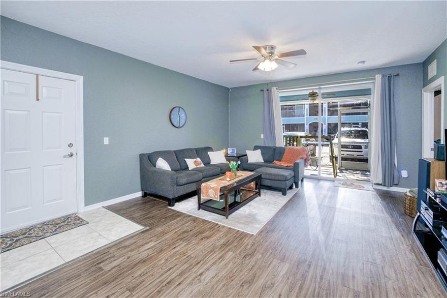 First-floor apartment located in a convenient Cape Coral location along Hancock Creek South Blvd. This well-maintained unit offers a functional and comfortable floor plan with spacious living and dining areas, a well-equipped kitchen with ample cabinet space, and comfortable bedrooms with generous closet storage. Easy access and low-maintenance living make this an ideal rental opportunity.

The property is centrally located with quick access to Pine Island Road, Del Prado Blvd, and Veterans Parkway, providing an easy commute to Fort Myers and surrounding areas. Shopping is just minutes away at Coral Pointe Shopping Center and Pine Island Road Plaza, with nearby options including Publix, Target, Walmart, Home Depot, and local retail stores.