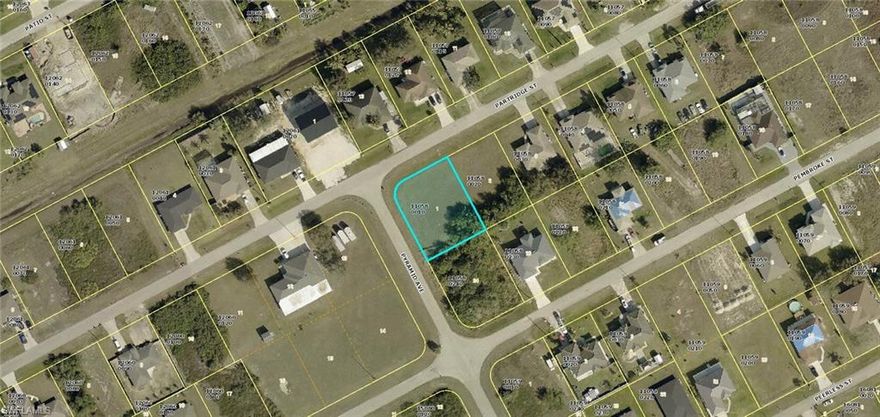 OVERSIZED CORNER Residential building lot on a nicely paved street. Located just minutes to SR 82, I-75, Ft Myers and SWFL International airport.