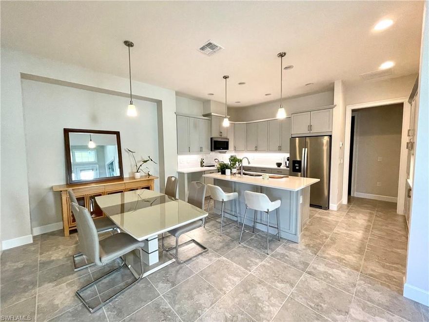 Looking for the perfect Florida lifestyle, this beautiful villa with Dahlia floor plan is available for annual rental. You'll love this spacious attached villa with two (2) bedroom, two (2) Bath, plus den. Relax in the screened lanai with private pool and spa while you overlook the tranquil lake. Notice the uninterrupted view of the landscape screen enclosure. Plenty of upgrades, too! Two (2) car garage with utility sink, quartz countertops, tile flooring and impact windows. It doesn't stop there, the amenities at the Isles of Collier Preserve include lap pool, resort style pool, exercise room, electric boat rental, restaurant, tennis courts, pickle ball courts and miles of biking/walking trails. All of this only minutes from downtown Olde Naples, fine dining, shopping and white sandy beaches! This is a beautiful place to call home!