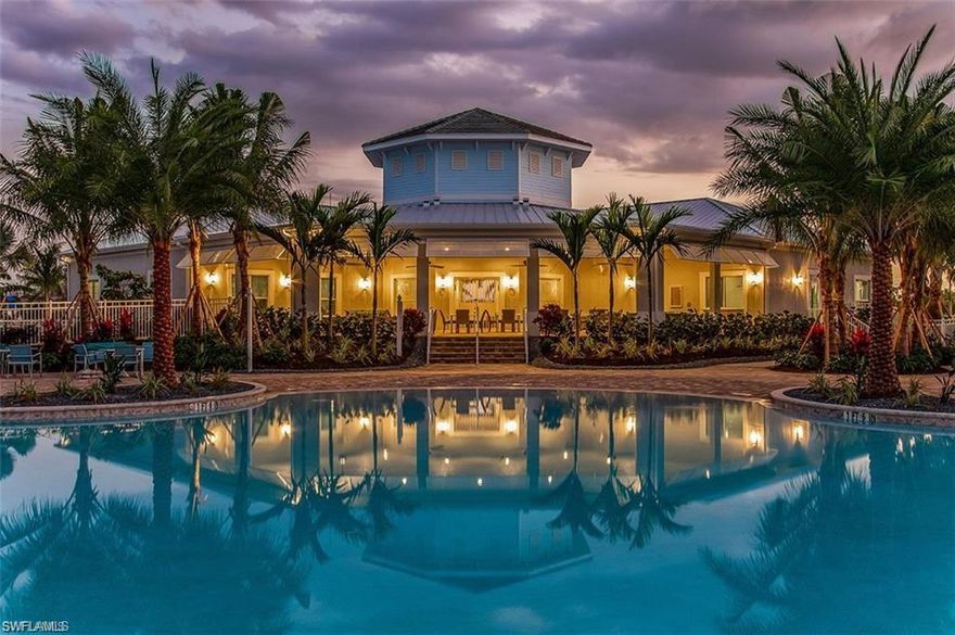 Welcome to Your Serene Escape in Bonita Springs Experience the perfect blend of comfort, elegance, and relaxation in this beautifully maintained vacation rental located in the sought-after community of Seasons at Bonita. Nestled in the heart of Southwest Florida, 28165 Captiva Shell Loop offers a tranquil retreat just minutes away from pristine Gulf beaches, world-class dining, shopping, and countless outdoor adventures. This spacious 3-bedroom, 2-bath single-family home boasts a thoughtfully designed open floor plan, ideal for both quiet getaways and entertaining guests. The light-filled interior features a stylish coastal aesthetic, complete with modern furnishings, luxury vinyl plank flooring, and high ceilings that enhance the sense of space and serenity. At the heart of the home is a gourmet kitchen equipped with stainless steel appliances, granite countertops, a large center island, and ample cabinetry—perfect for preparing everything from beachside snacks to chef-inspired meals. The adjoining dining and living areas flow seamlessly, opening out to a screened lanai where you can enjoy your morning coffee or evening drinks with views of the lush, landscaped backyard. The primary suite is a private sanctuary featuring a king-sized bed, large walk-in closet, and an en-suite bath with dual vanities and a spacious walk-in shower. Two additional guest bedrooms offer cozy accommodations and flexibility for family or visitors. Enjoy access to Seasons at Bonita’s resort-style amenities, including a luxurious pool with lap lanes, pickleball and bocce courts, a fitness center, walking trails, and a social clubhouse — all designed to enhance your vacation lifestyle.