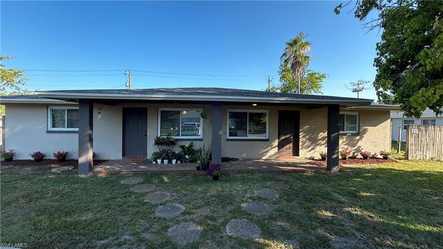 Excellent opportunity for owner occupants or investors! This well-maintained duplex offers two spacious units each featuring 2 bedrooms and 1 bathroom. The property boast of a new roof installed in 2023 and newer ac units for comfort and efficiency. Located in desirable Fort Myers Shores area, this property provides the perfect balance of personal living space and rental income. Live in one unit and rent the other or rent both for maximum income. Don't miss out on the versatile and profitable investment.